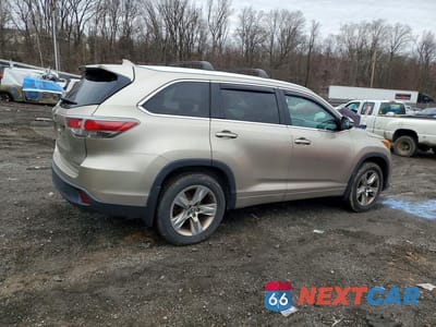 Trzecie zdjęcie samochodu z tyłu: 2016 TOYOTA HIGHLANDER LIMITED VIN:5TDDKRFH6GS300761 - miniatura