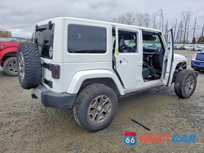 Trzecie zdjęcie samochodu z tyłu: 2013 JEEP WRANGLER UNLIMITED SAHARA VIN:1C4BJWEG8DL695038 - miniatura