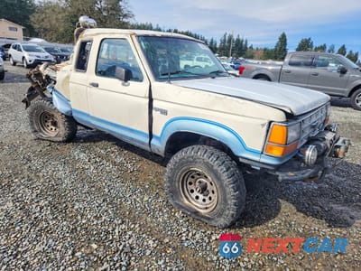 Czwarte zdjęcie samochodu z boku: 1990 FORD RANGER SUPER CAB VIN:1FTCR15T8LPA25400 - miniatura