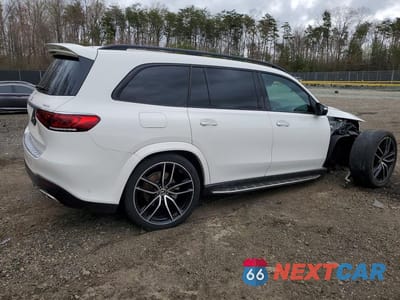 Trzecie zdjęcie samochodu z tyłu: 2021 MERCEDES-BENZ GLS 580 4MATIC VIN:4JGFF8GE7MA479571 - miniatura
