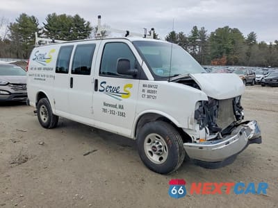 Czwarte zdjęcie samochodu z boku: 2021 GMC SAVANA 2500 CARGO UTILITY / SERVICE VAN VIN:1GTW7AFP9M1307098 - miniatura