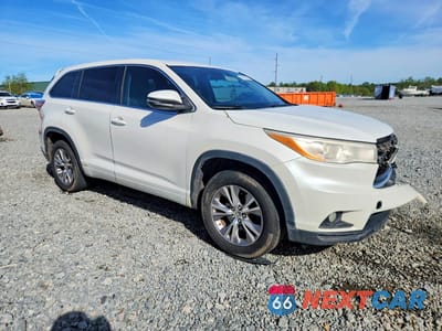 Czwarte zdjęcie samochodu z boku: 2014 TOYOTA HIGHLANDER LE PLUS VIN:5TDZKRFH3ES024123 - miniatura