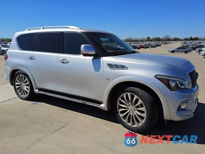 Czwarte zdjęcie samochodu z boku: 2016 INFINITI QX80 BASE VIN:JN8AZ2NF7G9610586 - miniatura