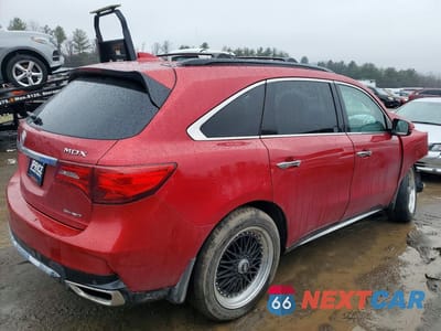 Trzecie zdjęcie samochodu z tyłu: 2019 ACURA MDX SH-AWD A-SPEC VIN:5J8YD4H34KL030649 - miniatura