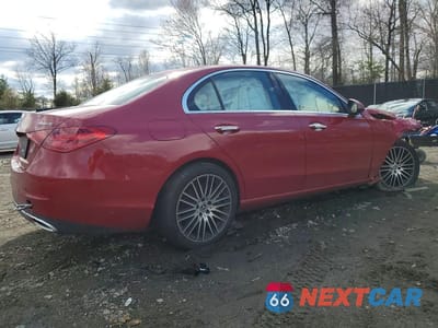 Trzecie zdjęcie samochodu z tyłu: 2024 MERCEDES-BENZ C 300 4MATIC VIN:W1KAF4HB8RR182738 - miniatura