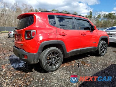 Trzecie zdjęcie samochodu z tyłu: 2021 JEEP RENEGADE LATITUDE VIN:ZACNJDBB8MPM60433 - miniatura