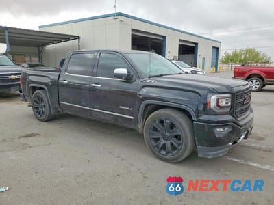 Czwarte zdjęcie samochodu z boku: 2018 GMC SIERRA C1500 DENALI VIN:3GTP1PEC3JG430366 - miniatura