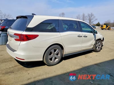 Trzecie zdjęcie samochodu z tyłu: 2019 HONDA ODYSSEY EXL VIN:5FNRL6H78KB019998 - miniatura