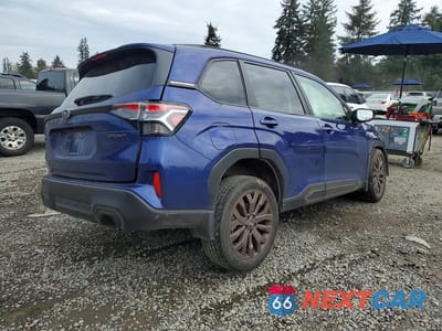 Trzecie zdjęcie samochodu z tyłu: 2025 SUBARU FORESTER SPORT VIN:JF2SLDHC3SH540258 - miniatura