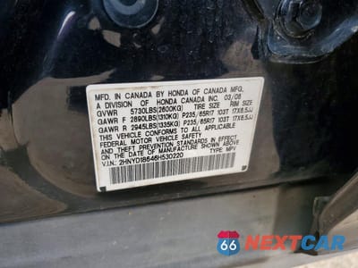 Zdjęcie 13 z 13 samochodu: 2006 ACURA MDX TOURING VIN:2HNYD18646H530220 - miniatura