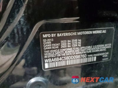 Zdjęcie 13 z 13 samochodu: 2013 BMW 650 XI VIN:WBA6B4C58DD098760 - miniatura