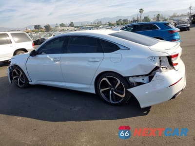 Drugie zdjęcie samochodu z przodu: 2019 HONDA ACCORD SPORT VIN:1HGCV1F31KA080722 - miniatura