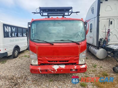 Piąte zdjęcie samochodu w środku: 2020 ISUZU NPR HD FLATBED TRUCK VIN:JALC4W168L7009949 - miniatura