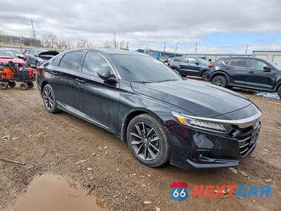 Czwarte zdjęcie samochodu z boku: 2021 HONDA ACCORD EXL VIN:1HGCV1F54MA066155 - miniatura