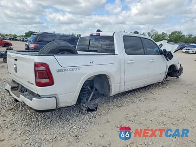 Trzecie zdjęcie samochodu z tyłu: 2022 RAM 1500 LARAMIE VIN:1C6SRFJT3NN229395 - miniatura