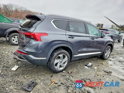 Trzecie zdjęcie samochodu z tyłu: 2022 HYUNDAI SANTA FE SEL VIN:5NMS2DAJ7NH417365 - miniatura