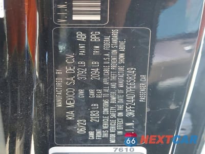 Zdjęcie 12 z 12 samochodu: 2023 KIA FORTE LXS VIN:3KPF24AD7PE658249 - miniatura
