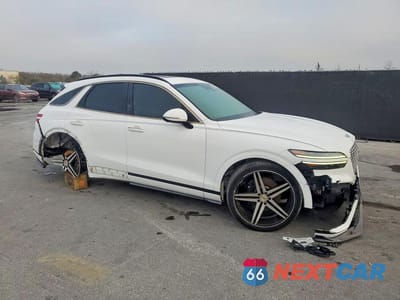 Czwarte zdjęcie samochodu z boku: 2022 GENESIS GV70 3.5T SPORT VIN:KMUMCDTC2NU020446 - miniatura
