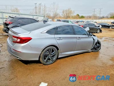 Trzecie zdjęcie samochodu z tyłu: 2022 HONDA ACCORD HYBRID SPORT VIN:1HGCV3F26NA022791 - miniatura