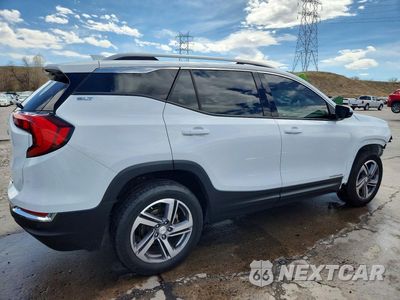 Trzecie zdjęcie samochodu z tyłu: 2018 GMC TERRAIN SLT VIN:3GKALVEV3JL247891 - miniatura