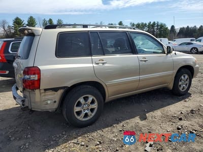 Trzecie zdjęcie samochodu z tyłu: 2007 TOYOTA HIGHLANDER BASE VIN:JTEDD21A970168833 - miniatura