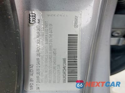 Zdjęcie 12 z 12 samochodu: 2017 AUDI A7 PREMIUM PLUS VIN:WAUW2AFC5HN124465 - miniatura