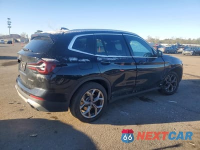 Trzecie zdjęcie samochodu z tyłu: 2022 BMW X3 XDRIVE30I VIN:5UX53DP02N9N03623 - miniatura