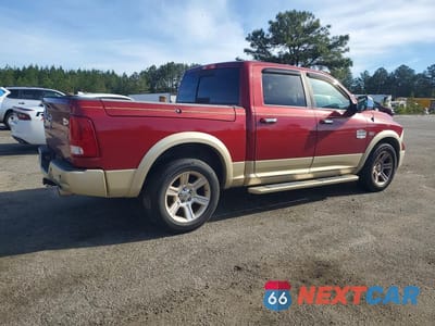 Trzecie zdjęcie samochodu z tyłu: 2012 DODGE RAM 1500 LONGHORN VIN:1C6RD7PT2CS134044 - miniatura