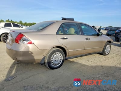 Trzecie zdjęcie samochodu z tyłu: 2007 HONDA ACCORD VALUE VIN:1HGCM56187A161894 - miniatura