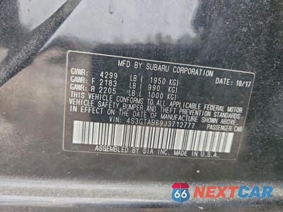 Zdjęcie 12 z 12 samochodu: 2018 SUBARU IMPREZA PREMIUM VIN:4S3GTAB69J3712777 - miniatura