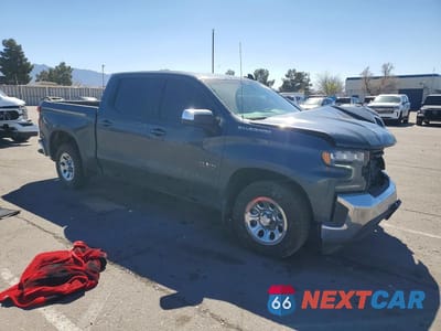 Czwarte zdjęcie samochodu z boku: 2021 CHEVROLET SILVERADO C1500 LT VIN:1GCPWCED5MZ227826 - miniatura