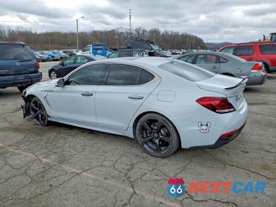 Drugie zdjęcie samochodu z przodu: 2019 GENESIS G70 2.0T ADVANCED VIN:KMTG44LA4KU017007 - miniatura