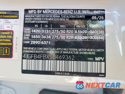 Zdjęcie 13 z 13 samochodu: 2025 MERCEDES-BENZ GLE 350 4MATIC VIN:4JGFB4FBXSB469362 - miniatura