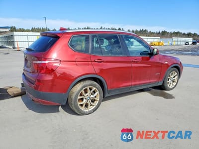 Trzecie zdjęcie samochodu z tyłu: 2013 BMW X3 XDRIVE35I VIN:5UXWX7C5XDL977428 - miniatura