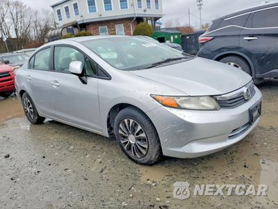 Czwarte zdjęcie samochodu z boku: 2012 HONDA CIVIC LX VIN:2HGFB2F57CH324597 - miniatura