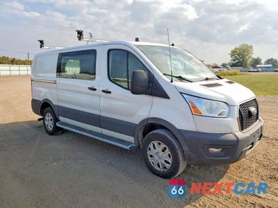 Czwarte zdjęcie samochodu z boku: 2021 FORD TRANSIT T-250 VIN:1FTBR1Y81MKA57185 - miniatura