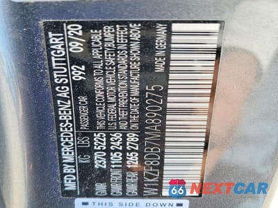 Zdjęcie 13 z 13 samochodu: 2021 MERCEDES-BENZ E 350 VIN:W1KZF8DB7MA890275 - miniatura