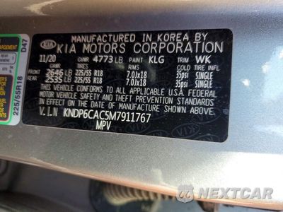 Zdjęcie 13 z 13 samochodu: 2021 KIA SPORTAGE S VIN:KNDP6CAC5M7911767 - miniatura