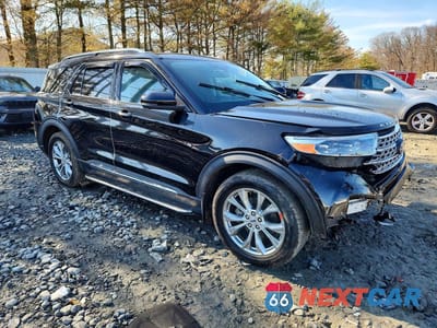 Czwarte zdjęcie samochodu z boku: 2021 FORD EXPLORER VIN:1FMSK8FH6MGA54863 - miniatura