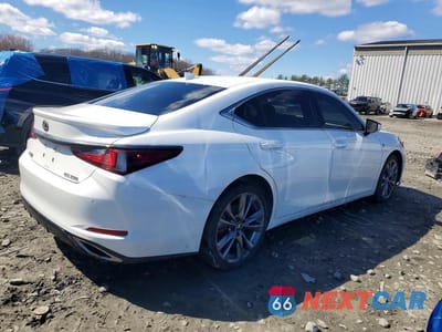 Trzecie zdjęcie samochodu z tyłu: 2019 LEXUS ES 350 F SPORT VIN:58ABZ1B12KU030403 - miniatura
