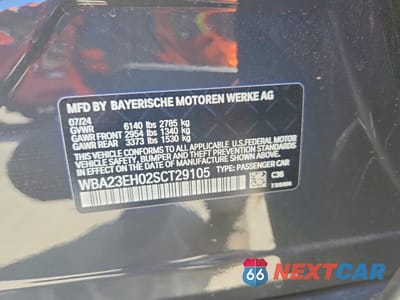 Zdjęcie 12 z 12 samochodu: 2025 BMW 740 I VIN:WBA23EH02SCT29105 - miniatura