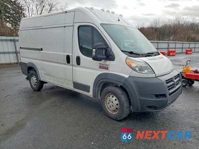 Czwarte zdjęcie samochodu z boku: 2018 RAM PROMASTER 2500 DELIVERY VAN VIN:3C6TRVCG1JE138977 - miniatura