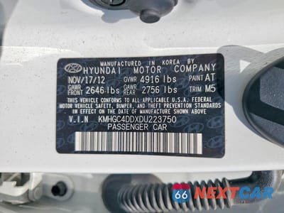 Zdjęcie 12 z 12 samochodu: 2013 HYUNDAI GENESIS 3.8L VIN:KMHGC4DDXDU223750 - miniatura