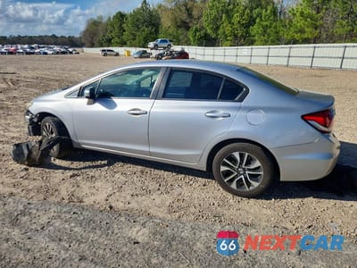 Drugie zdjęcie samochodu z przodu: 2015 HONDA CIVIC EX VIN:19XFB2F85FE205388 - miniatura