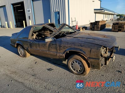 Czwarte zdjęcie samochodu z boku: 1985 FORD MUSTANG LX VIN:1FABP28M6FF101224 - miniatura