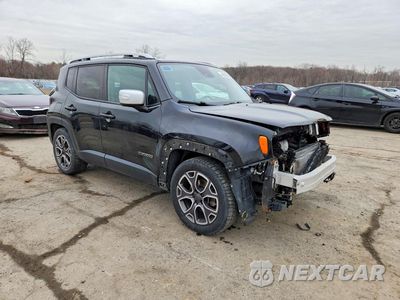 Czwarte zdjęcie samochodu z boku: 2016 JEEP RENEGADE LIMITED VIN:ZACCJADT9GPC70238 - miniatura