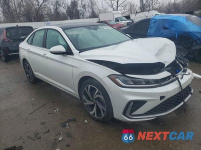 Czwarte zdjęcie samochodu z boku: 2025 VOLKSWAGEN JETTA SEL VIN:3VWGX7BU2SM036031 - miniatura