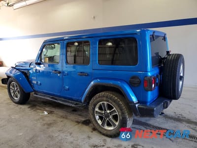 Drugie zdjęcie samochodu z przodu: 2023 JEEP WRANGLER SAHARA VIN:1C4HJXEN7PW572476 - miniatura