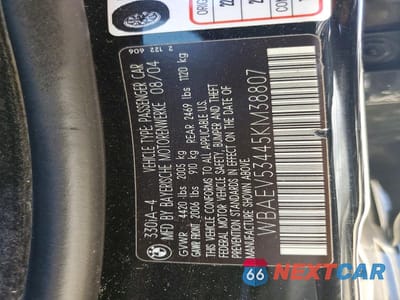 Zdjęcie 12 z 12 samochodu: 2005 BMW 330 I VIN:WBAEV53445KM38807 - miniatura