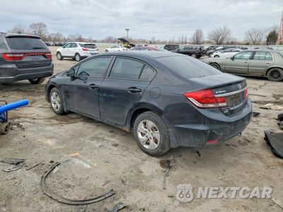 Drugie zdjęcie samochodu z przodu: 2013 HONDA CIVIC LX VIN:19XFB2F55DE025458 - miniatura